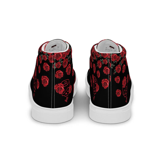 War of the Roses Women’s high top canvas shoes - Hoodloom CityWear