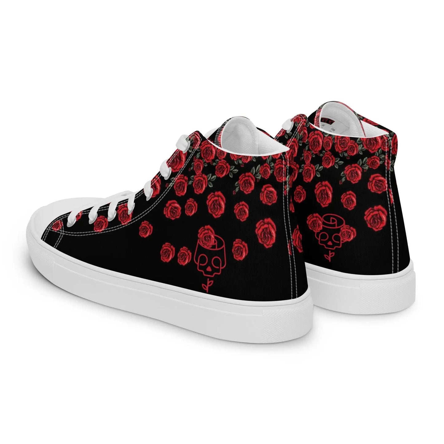War of the Roses Women’s high top canvas shoes - Hoodloom CityWear